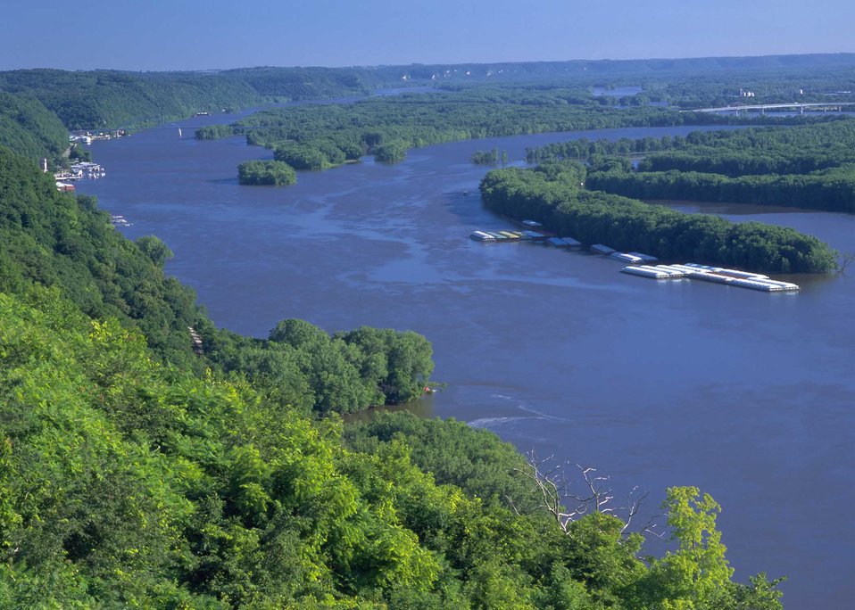 Upper Mississippi River Watershed- Wisconsin. Photographer Bob Nichols with USDA's Natural Resources Conservation Service