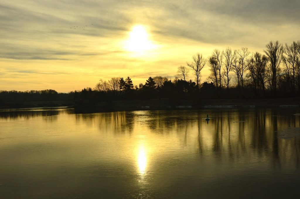 river, river landscape, landscape